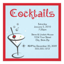 martini invitation