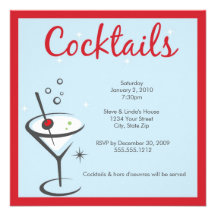 martini invitation