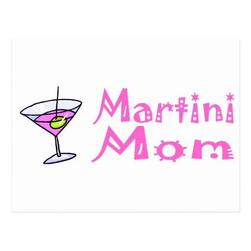 Martini Mom Post Card