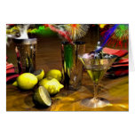 Martini on ice card