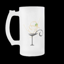 Martini  Party frosted mug mugs