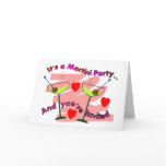 Martini Party--You're Invited  Party Invitations cards