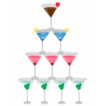 Martini Pyramid Martini Art T-Shirt