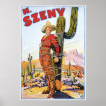 Martini Szeny ~ Vintage Cowboy Wonder Magic Act