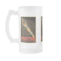 Martini Vermouth Vintage Label Mugs, Steins