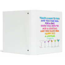 MARTINI ZEN Cocktail Recipes Binder - Happy