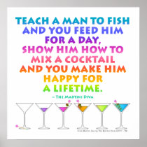 MARTINI ZEN - Happy for a Lifetime Posters,  Print