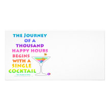 MARTINI ZEN - Happy Hour Journey Photo Card