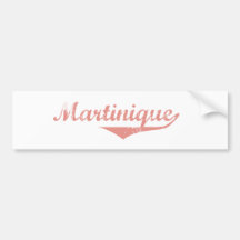 Martinique Bumper Sticker
