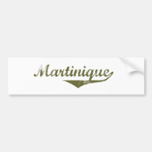 Martinique Bumper Sticker