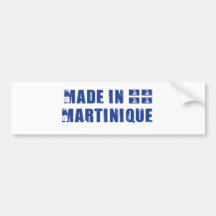 MARTINIQUE BUMPER STICKERS