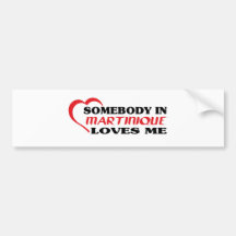 MARTINIQUE BUMPER STICKERS