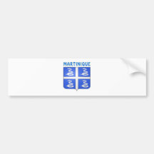Martinique Coat Of Arms Bumper Stickers