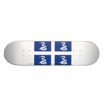 Martinique Flag Skateboard