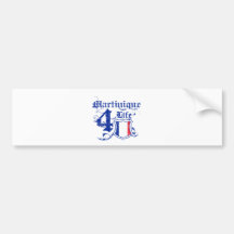 Martinique For life Bumper Sticker