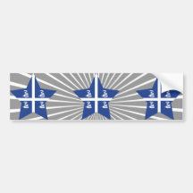 Martinique Star Bumper Stickers