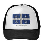 Martinique Waving Flag with Name Trucker Hat