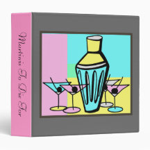 Martinis to Die For Binders