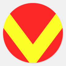 Martinkov, Czech Round Sticker