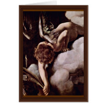 Martyrdom Of St. Matthew,  By Michelangelo Merisi Greeting Card