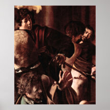 Martyrdom of St. Matthew detail 4 by Caravaggio Posters