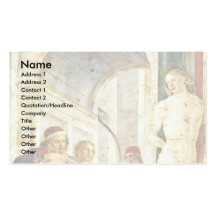 Martyrdom Of St. Sebastian, By Foppa Vincenzo Business Card Templates