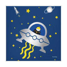 Martzkins In Outer Space Canvas Stretched Canvas Prints