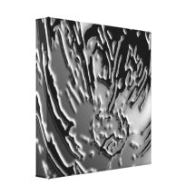 Marvellous Marbles -  Silver Sparkle Gallery Wrapped Canvas