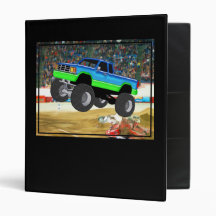 Marvellous Monster Truck in the Arena 3 Ring Binder