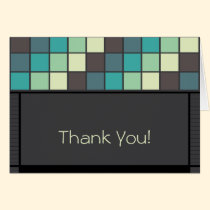 Marvellous Mosaic Tiled Thank You Card_5 cards