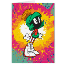 Marvin Standing On Heels Greeting Card