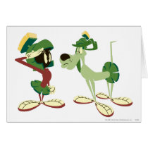 Marvin the Martian and K-9 2 Card