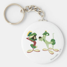 Marvin the Martian and K-9 2 Keychains