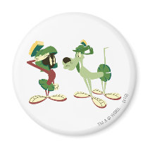 Marvin the Martian and K-9 2 Refrigerator Magnets
