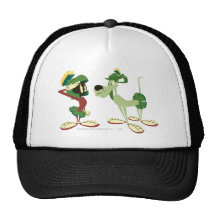 Marvin the Martian and K-9 2 Trucker Hat
