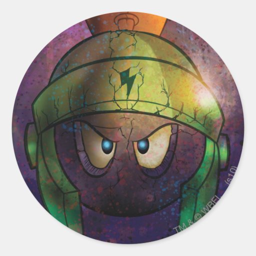 Marvin the Martian Battle Hardened Sticker