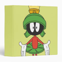 Marvin the Martian Confused 3 Ring Binders