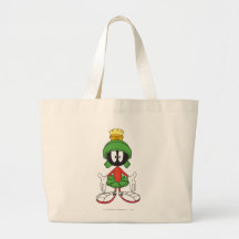 Marvin the Martian Confused Canvas Bags