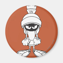 Marvin the Martian Mad at You Magnet