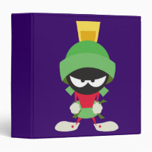 Marvin the Martian Ready to Attack Vinyl Binder