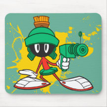 Marvin With Gun Mousepads