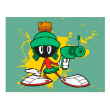 Marvin With Gun Postcards