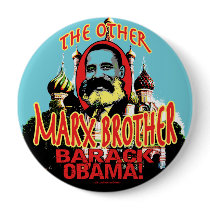 Marx Brother anti Obama Shirt Pinback Button