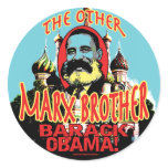 Marx Brother anti Obama Shirt stickers