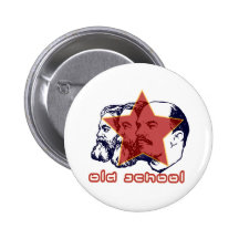 MARX ENGELS LENIN PINBACK BUTTON