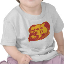 Marx Lenin Mao Portrait T Shirt