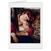 Mary And Christ By Michelangelo Da Caravaggio Greeting Card