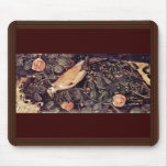 Mary And Christ Child Two Angels And A Quail Mousepad