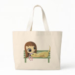 Mary and Crouton the Dog Tote Bags