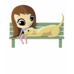 Mary and Crouton the Dog t-shirts